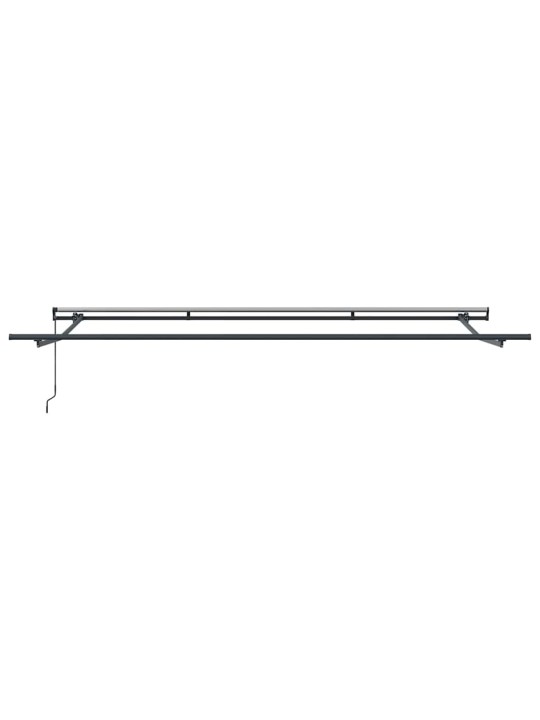 Izvelkams jumtiņš sarkans un balts 400 × 300 cm audums