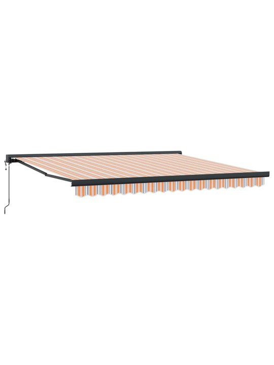 Izvelkams jumtiņš daudzkrāsains 400 × 300 cm audums, metāls