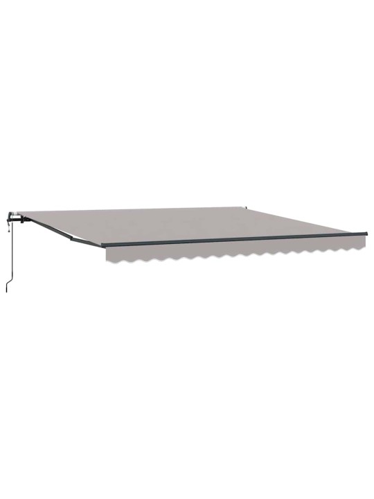 Izvelkams jumtiņš gaiši pelēka 400 × 300 cm audums