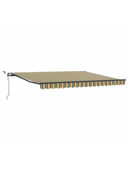 Izvelkams jumtiņš with zaļa un dzeltena 400 × 300 cm audums