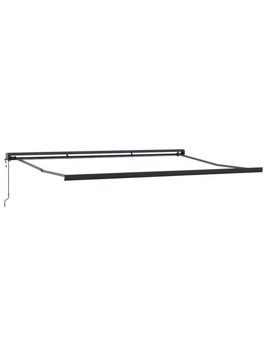 Izvelkams jumtiņš zaļa un dzeltena 400 × 300 cm audums, metāls