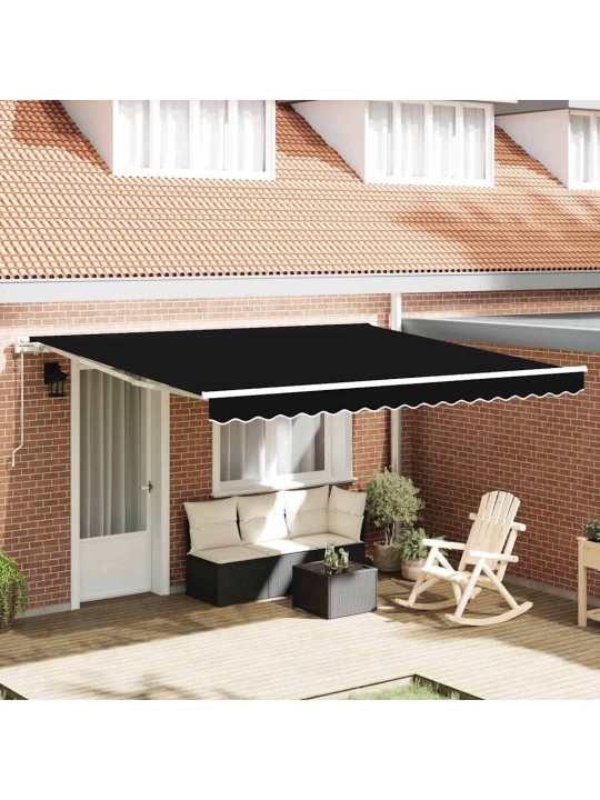 Izvelkams jumtiņš 400 × 350 cm melna