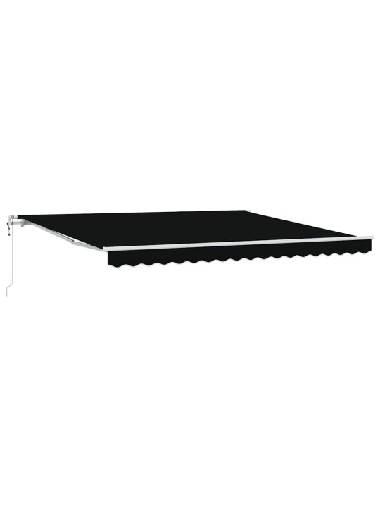 Izvelkams jumtiņš 400 × 350 cm melna