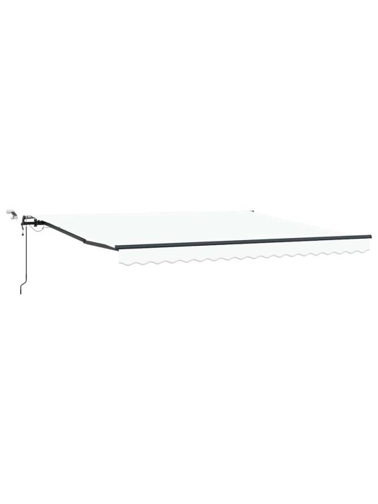 Izvelkams jumtiņš with balts 400 × 350 cm audums
