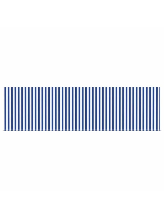 Izvelkams jumtiņš zils un balts 450 × 300 cm audums