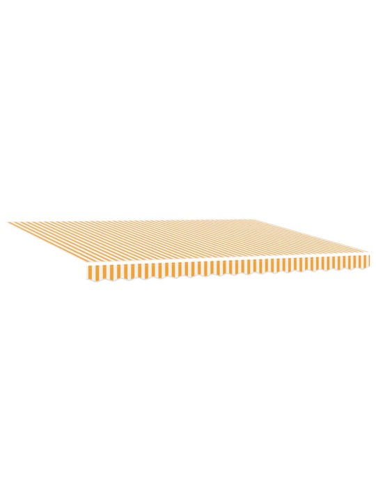 Izvelkams jumtiņš oranža un balta 450x300 cm audums