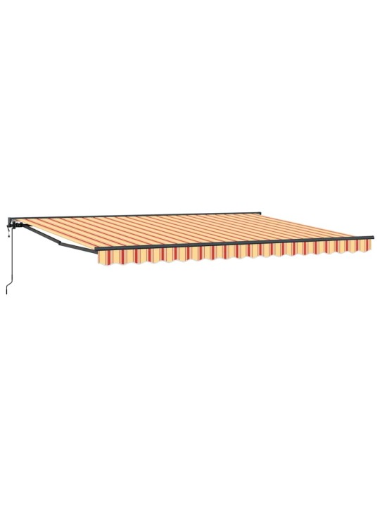 Izvelkams jumtiņš dzeltena un oranža 450x300 cm audums