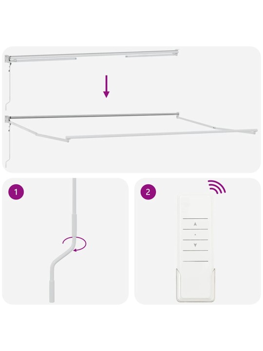 Izvelkams jumtiņš melna 450 × 300 cm poliesters un metāls