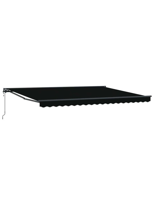Izvelkams jumtiņš melna 450x300 cm audums