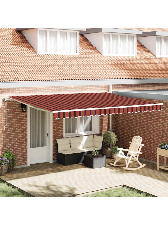 Izvelkams jumtiņš 450 × 350 cm oranža un brūna