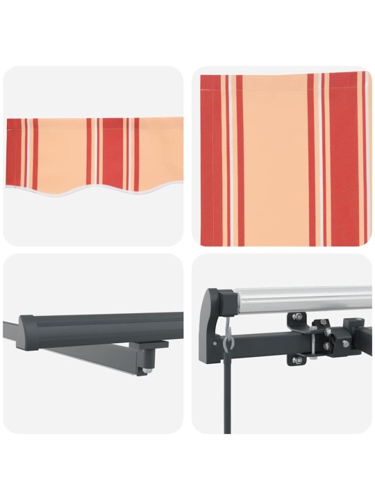 Izvelkams jumtiņš dzeltena un oranža 450 × 350 cm audums