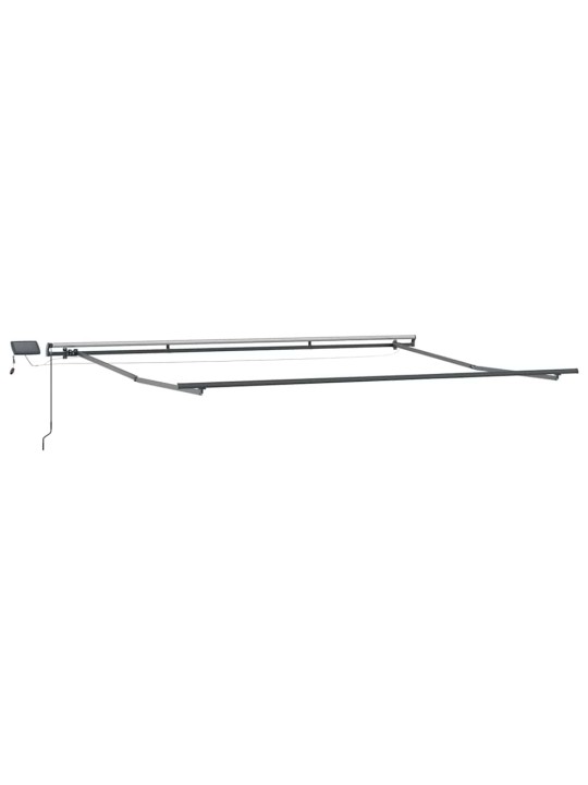 Izvelkams jumtiņš sarkans un balts 450 × 350 cm audums