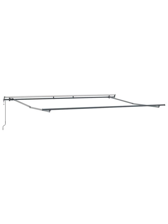 Izvelkams jumtiņš sarkans un balts 450 × 350 cm audums