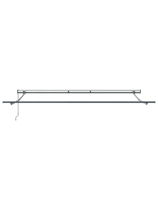 Izvelkams jumtiņš sarkans un balts 450 × 350 cm audums