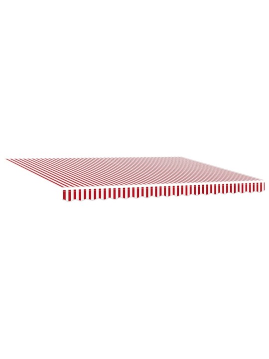 Izvelkams jumtiņš with sarkans un balts 450 × 350 cm audums