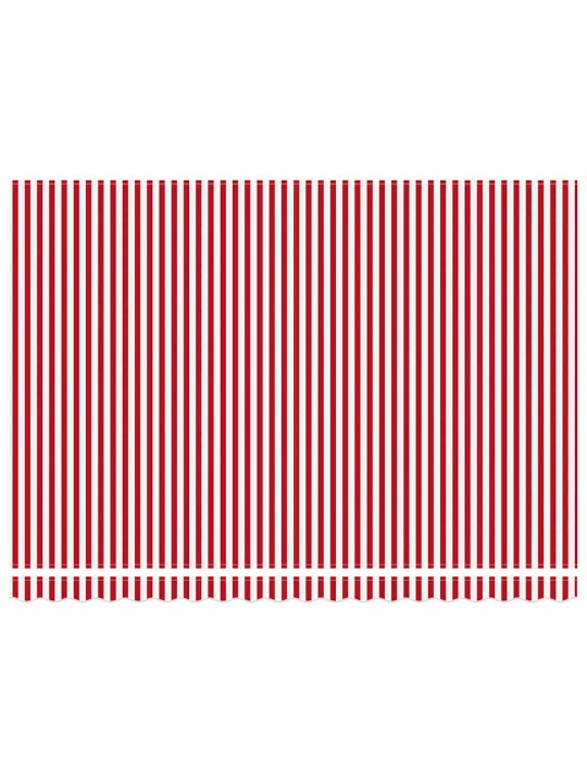 Izvelkams jumtiņš with sarkans un balts 450 × 350 cm audums