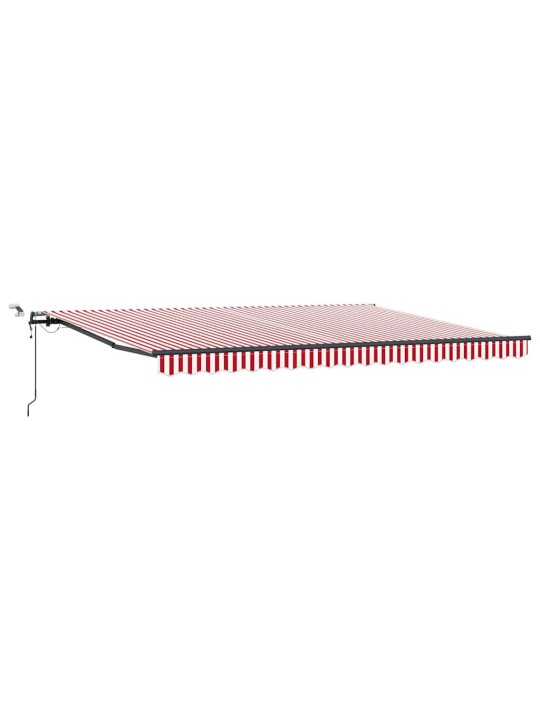 Izvelkams jumtiņš with sarkans un balts 450 × 350 cm audums