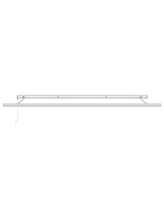 Izvelkams jumtiņš oranžs un brūns 500 × 300 cm audums un metāls