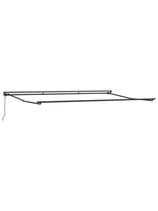 Izvelkams jumtiņš manuāls oranžs un brūns 500x300 cm audums