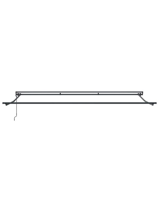Izvelkams jumtiņš manuāls oranžs un brūns 500x300 cm audums