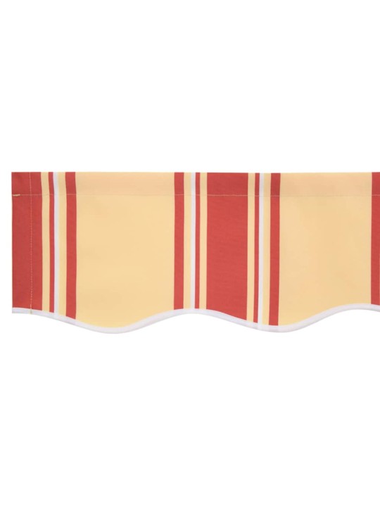 Izvelkams jumtiņš dzeltena, oranža 500 × 300 cm audums, metāls