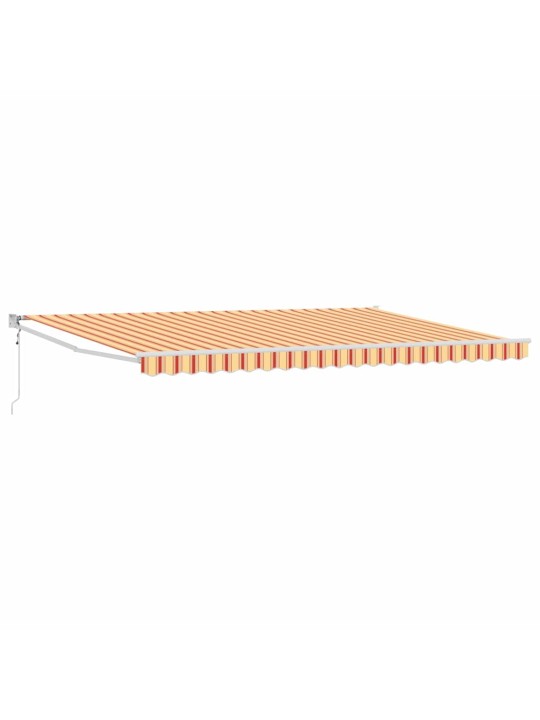 Izvelkams jumtiņš dzeltena, oranža 500 × 300 cm audums, metāls