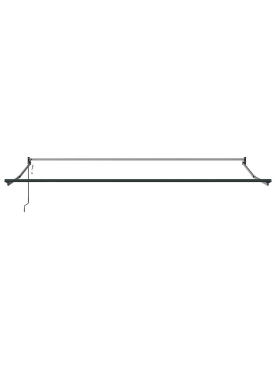 Izvelkams jumtiņš melna 500 × 300 cm audums, metāls