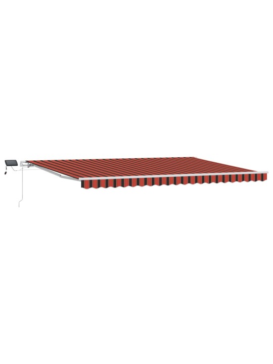 Izvelkams jumtiņš with manuāls 500 × 350 cm oranža un brūna