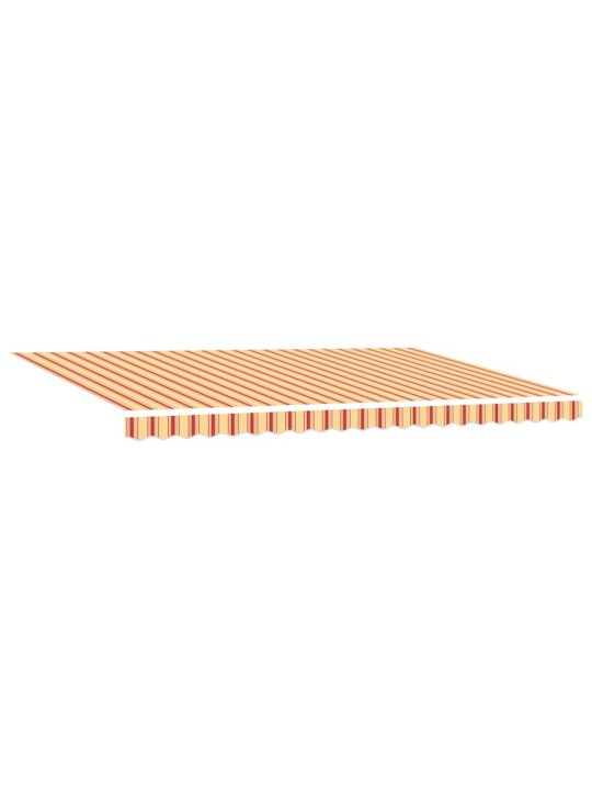 Izvelkams jumtiņš with manuāls 500 × 350 cm dzeltena un oranža