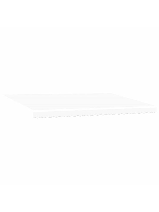 Izvelkams jumtiņš manuāls balts 500 × 350 cm audums