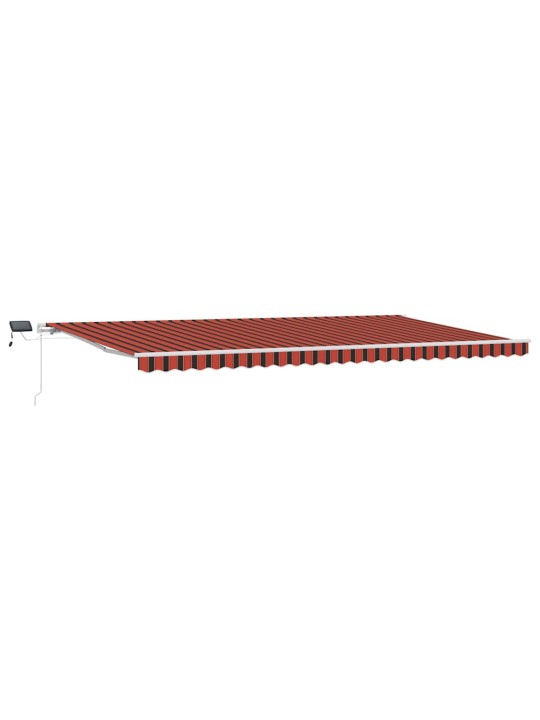 Izvelkams jumtiņš with manuāls 600 × 300 cm oranža un brūna