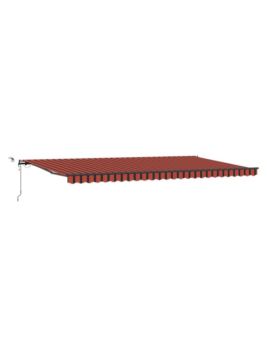 Izvelkams jumtiņš with oranža un brūna 600 × 300 cm audums