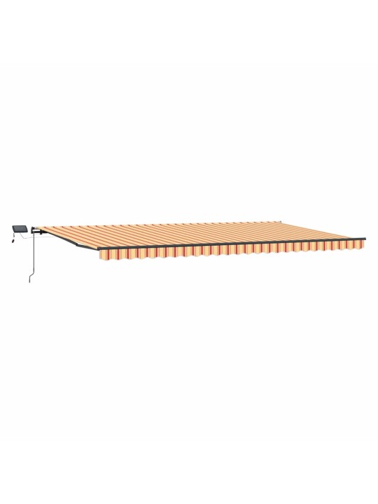 Izvelkams jumtiņš dzeltena un oranža 600 × 300 cm audums
