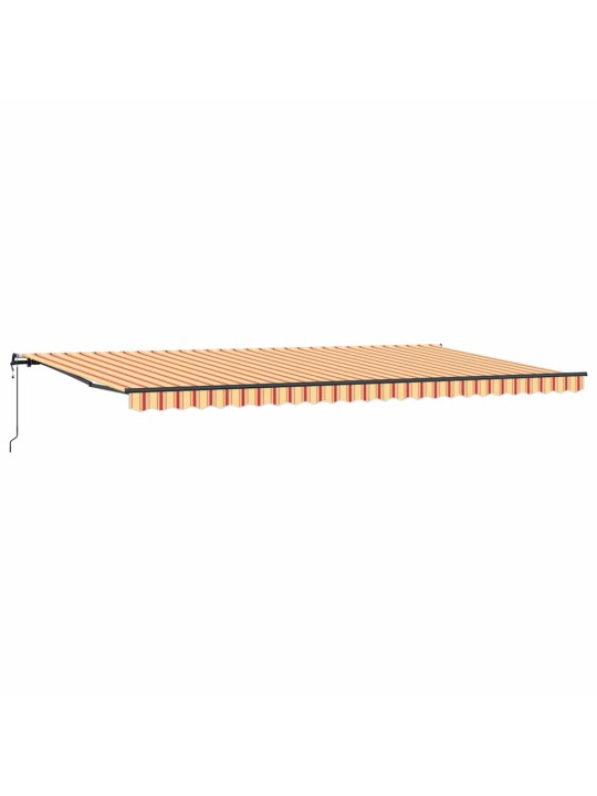 Izvelkams jumtiņš dzeltena un oranža 600 × 300 cm audums
