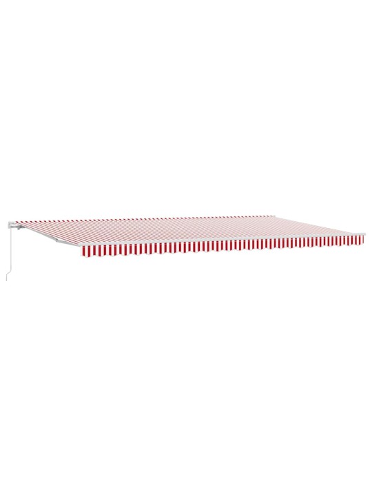 Izvelkams jumtiņš sarkana un balta 600 × 300 cm