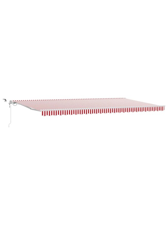 Izvelkams jumtiņš sarkana un balta 600 × 300 cm