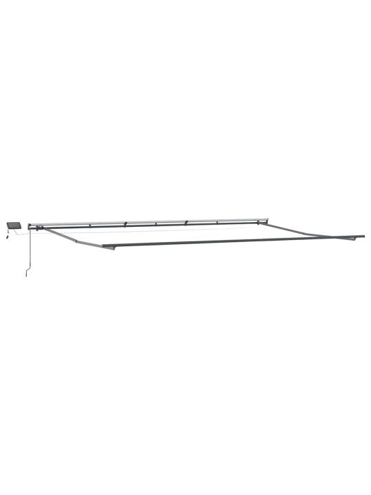 Izvelkams jumtiņš sarkans un balts 600 × 300 cm audums