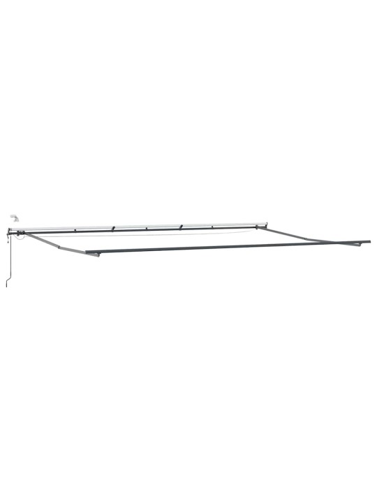 Izvelkams jumtiņš with sarkans un balts 600 × 300 cm audums
