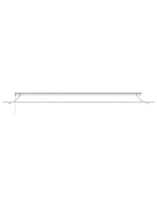 Izvelkams jumtiņš 600 × 300 cm balts