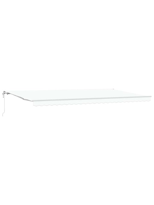 Izvelkams jumtiņš 600 × 300 cm balts