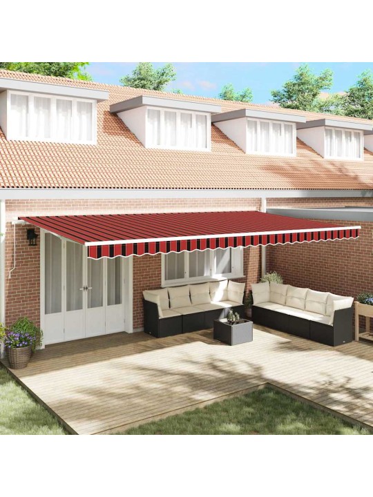 Izvelkams jumtiņš oranžs un brūns 600 x 350 cm audums