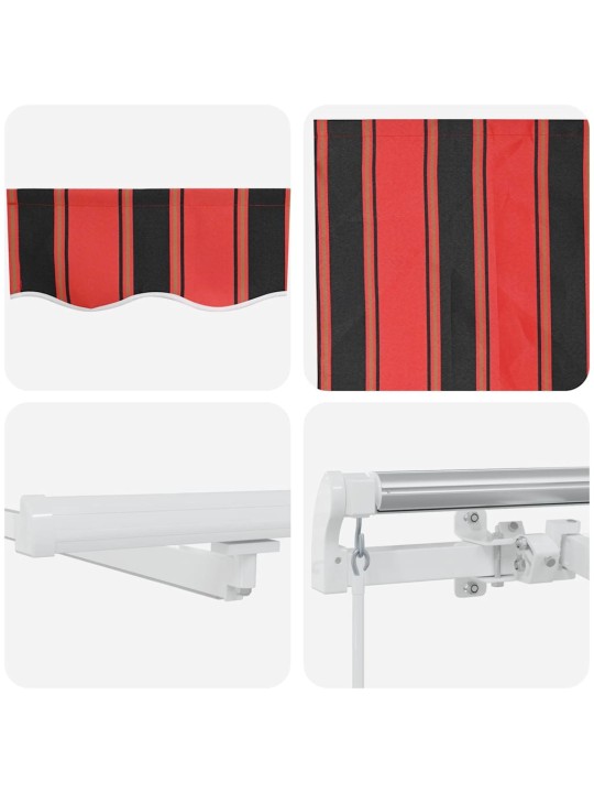 Izvelkams jumtiņš with manuāls 600 × 350 cm oranža un brūna