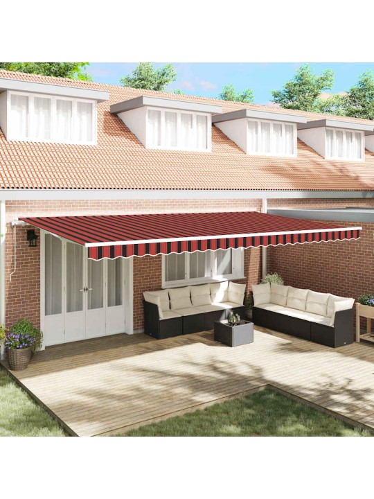 Izvelkams jumtiņš 600 × 350 cm oranža un brūna