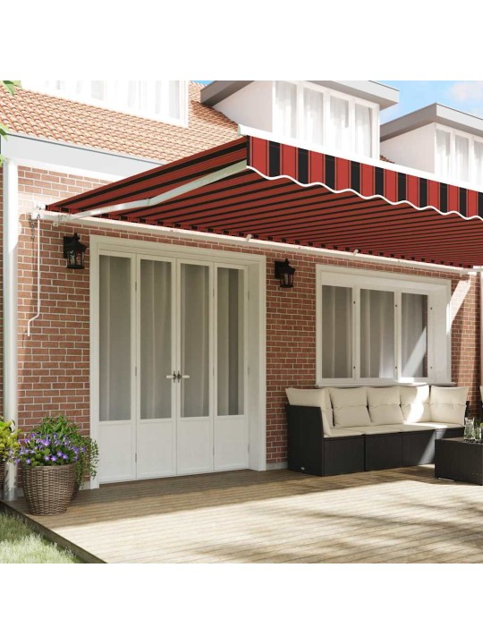 Izvelkams jumtiņš 600 × 350 cm oranža un brūna
