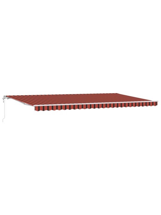 Izvelkams jumtiņš 600 × 350 cm oranža un brūna