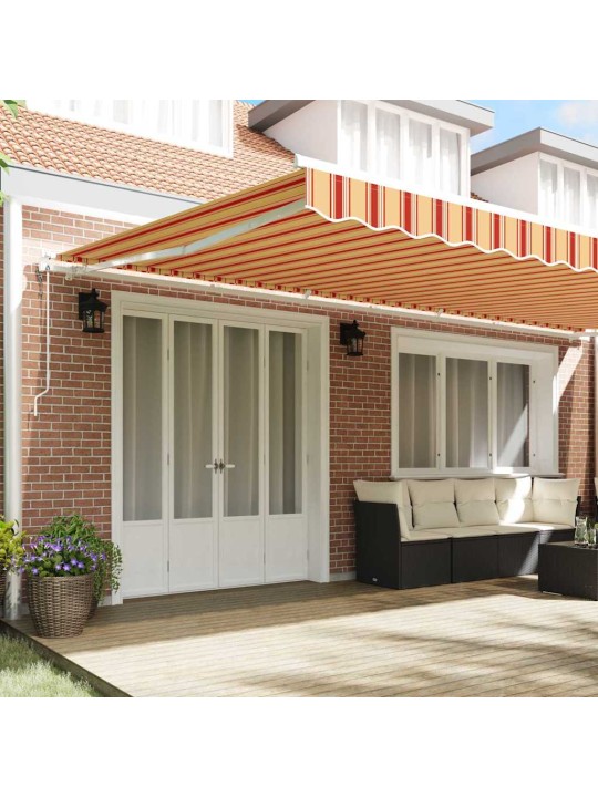 Izvelkams jumtiņš 600 × 350 cm dzeltena un oranža