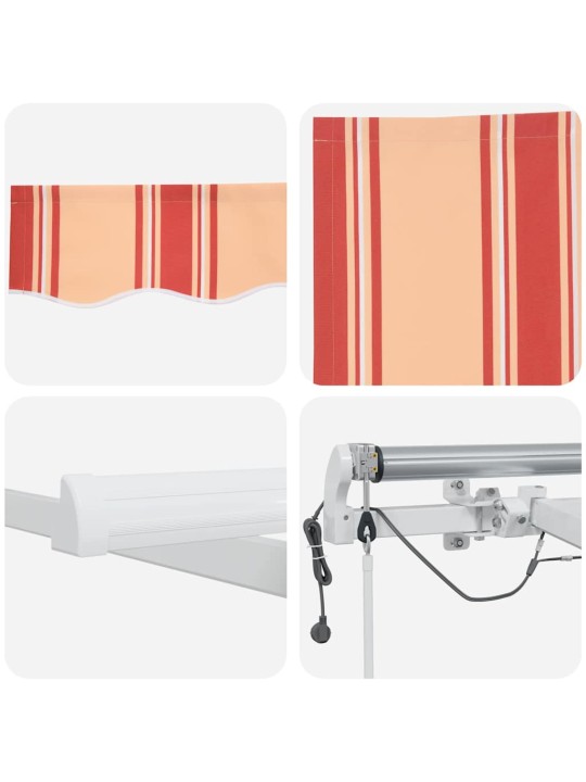 Izvelkams jumtiņš dzeltena un oranža 600 × 350 cm