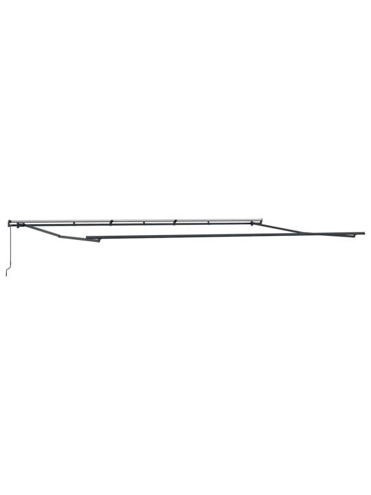 Izvelkams jumtiņš manuāls sarkans un balts 600 × 350 cm audums