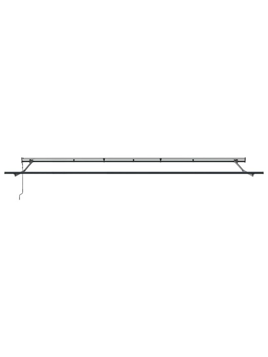 Izvelkams jumtiņš sarkans un balts 600 × 350 cm audums