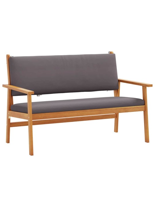 Dārza dīvānu komplekts ar spilvenu 5 pcs brūna 75 x 45 x 38cm
